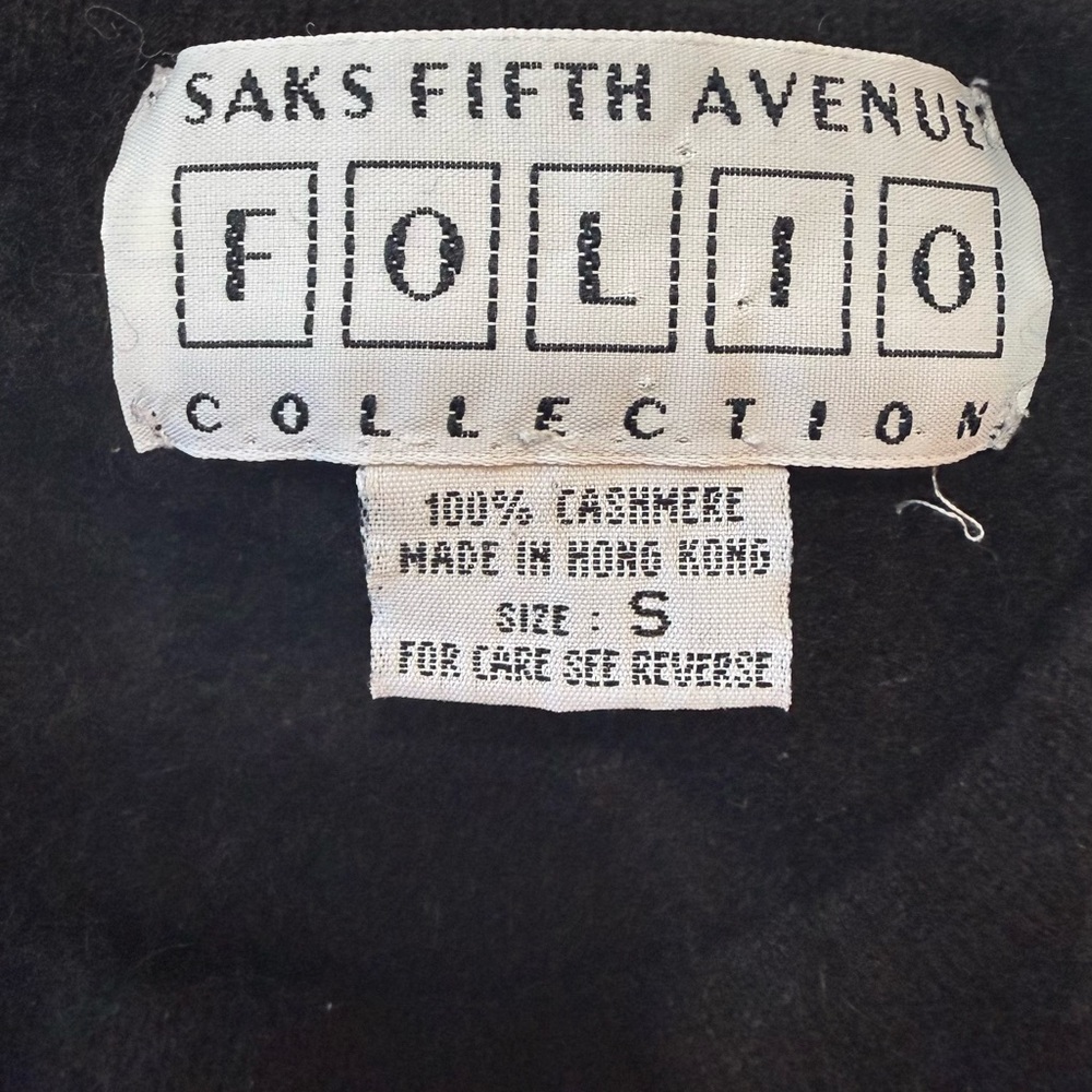 Saks Fifth Avenue Black Cashmere Knitwear